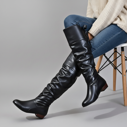 ANOURA LEATHER BOOTS