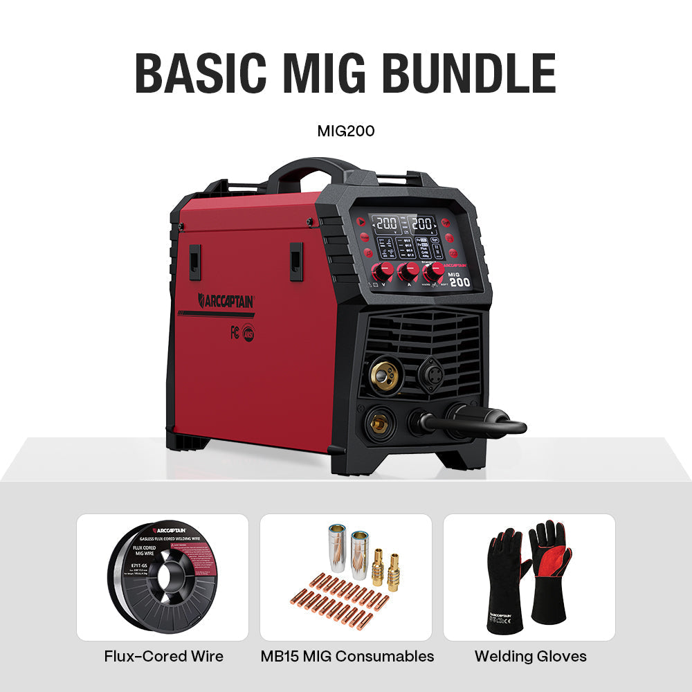 Arccaptain MIG200 Multi Process MIG Welder User-Friendly