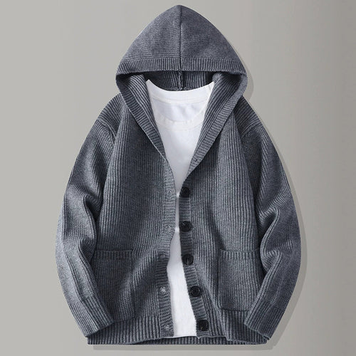 STIRLING HOODED KNIT CARDIGAN