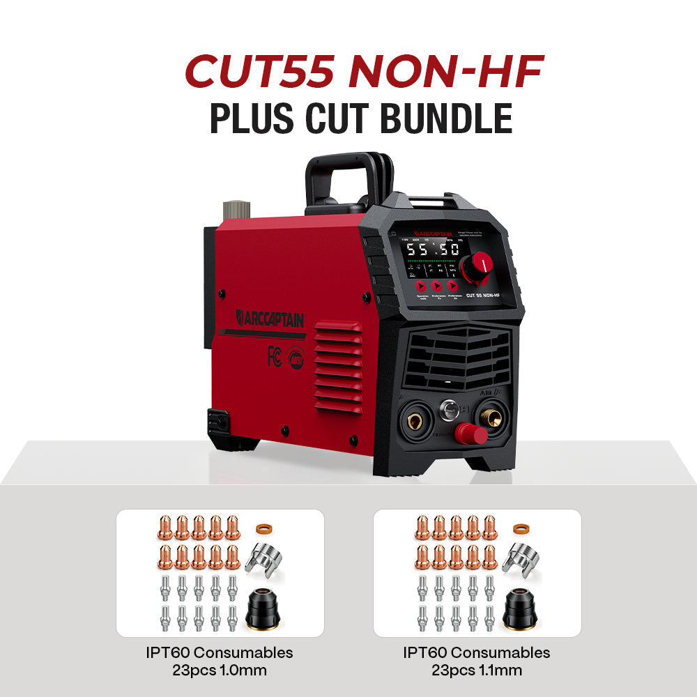 Arccaptain CUT55 NON-HF Plasma Cutter Dual Voltage