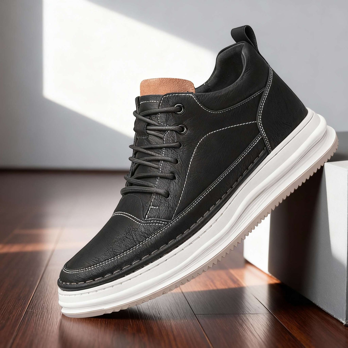HENRY BLAKE LEATHER SNEAKERS