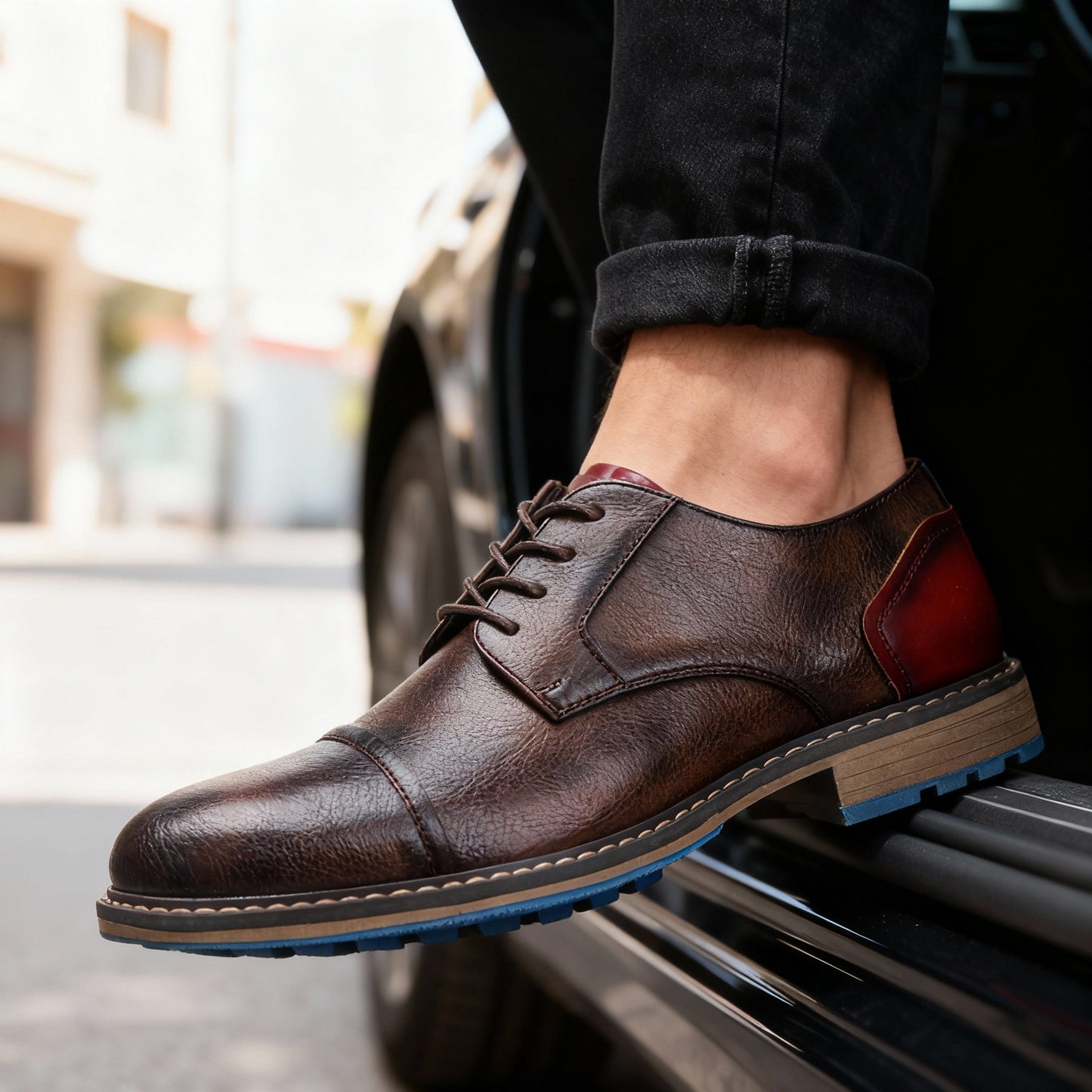 MARLOWE CAP-TOE DERBIES