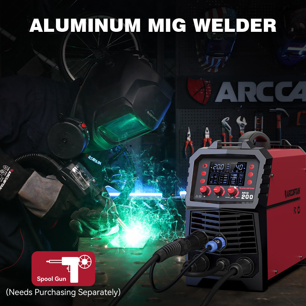Arccaptain MIG200 Multi Process MIG Welder User-Friendly