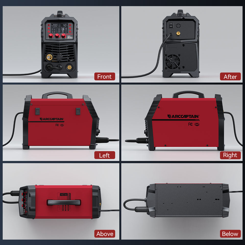 Arccaptain MIG200 Multi Process MIG Welder User-Friendly