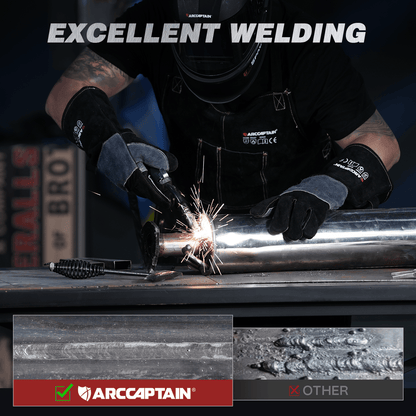 Arccaptain MIG165 Portable MIG Welder Machine For Beginners