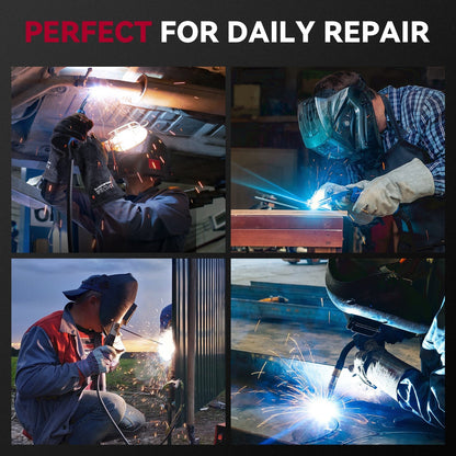 Arccaptain MIG165 Pro Dual Voltage Gas and Gasless MIG Welder