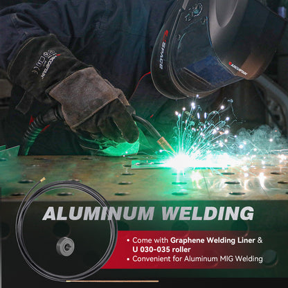 Arccaptain MIG165 Pro Dual Voltage Gas and Gasless MIG Welder