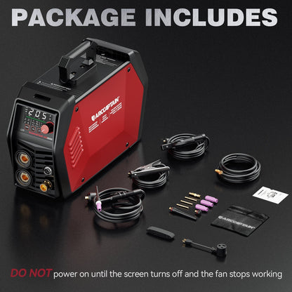 Arccaptain iControl TIG205P Pro DC Pulse TIG Welder