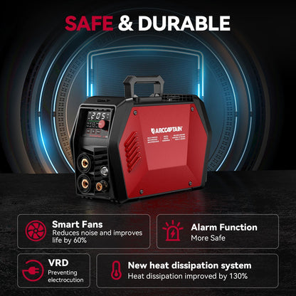 Arccaptain TIG205 Pro DC TIG Spot Cold Welder