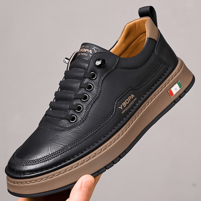 RODERICK LEATHER TRAINERS